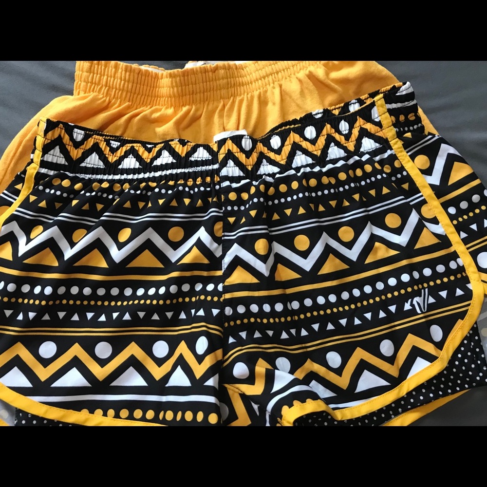 Yellow shorts